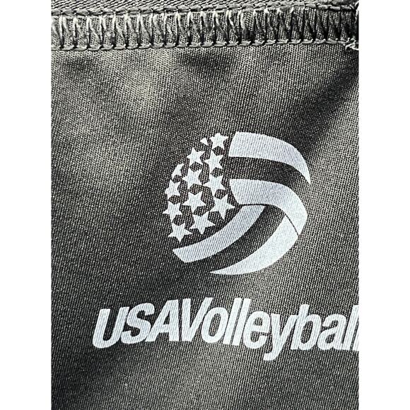 Adidas USA Volleyball Womens‎ Small Leggings Black Gray Stretch NEW - Picture 5 of 10